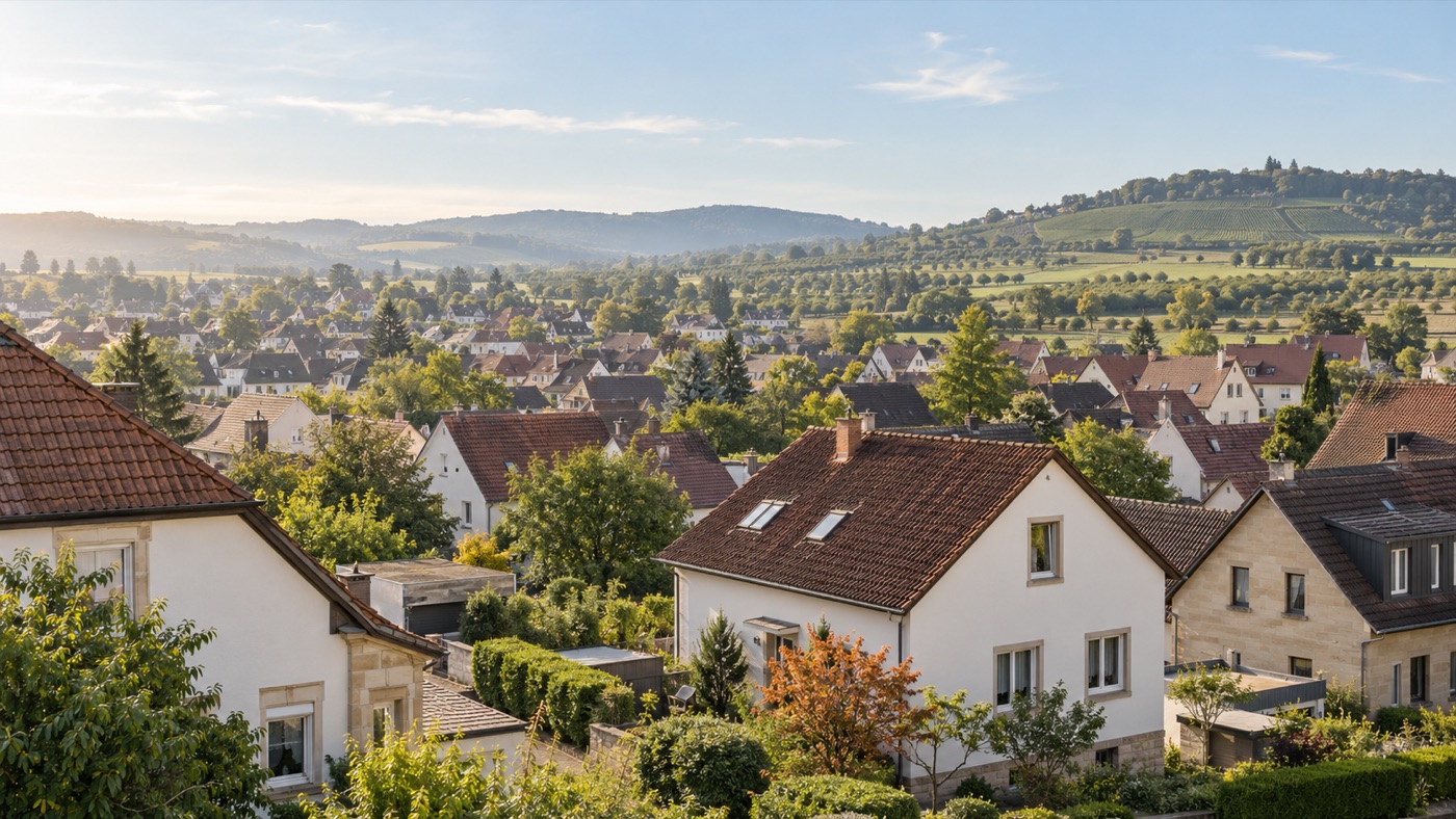 Infografik Aufbau eines Immobilien-Marktberichts: Makrolage, Mikrolage, Objektebene